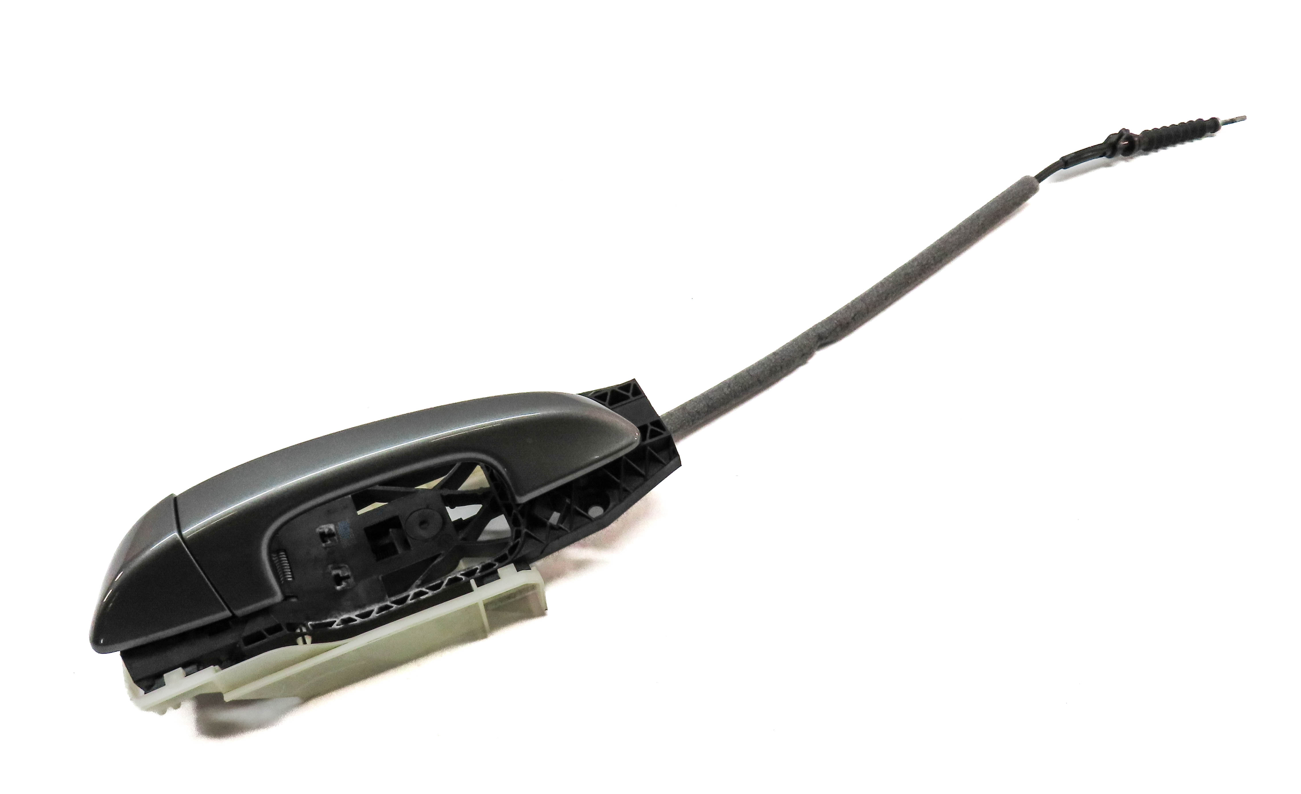 2011-2018 PORSCHE CAYENNE (958) REAR LEFT EXTERIOR DOOR HANDLE (Gray) — exact item pictured